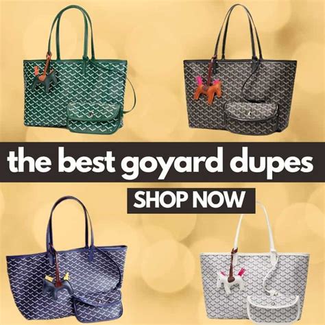 goyard tote bag dupe